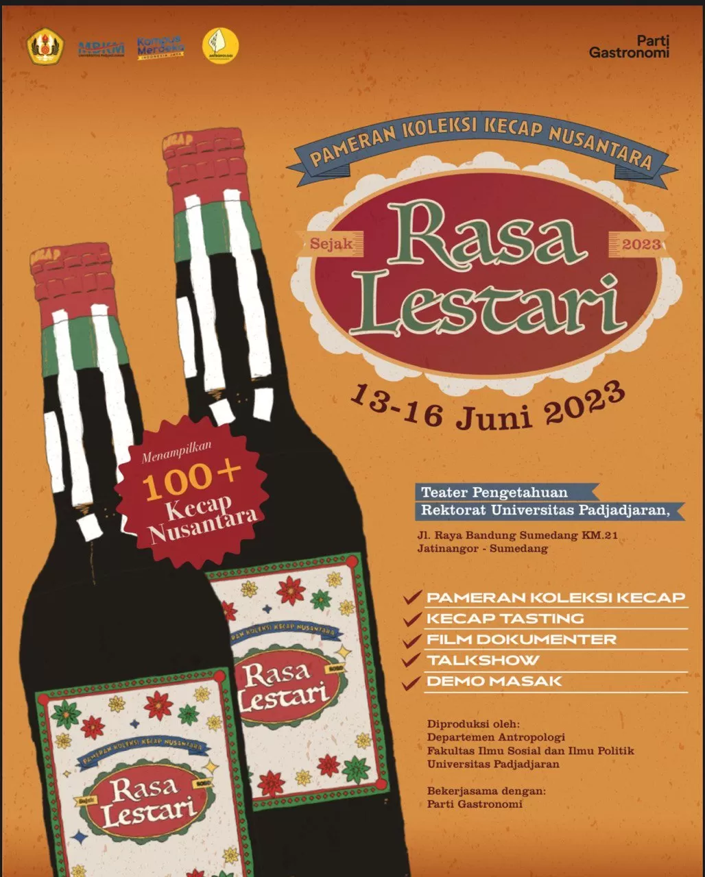 Flyer Pameran Kecap Nusantara Rasa Lestari (doc/@parti_gastronomi)