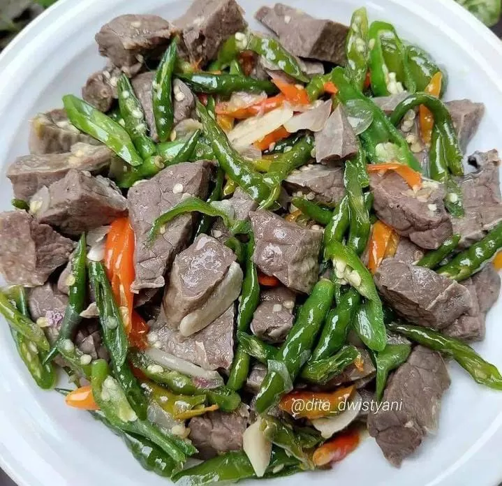 Masak Praktis Ini Resep Tumis Paru Cabe Hijau Rasanya Enak Lagi Lezat