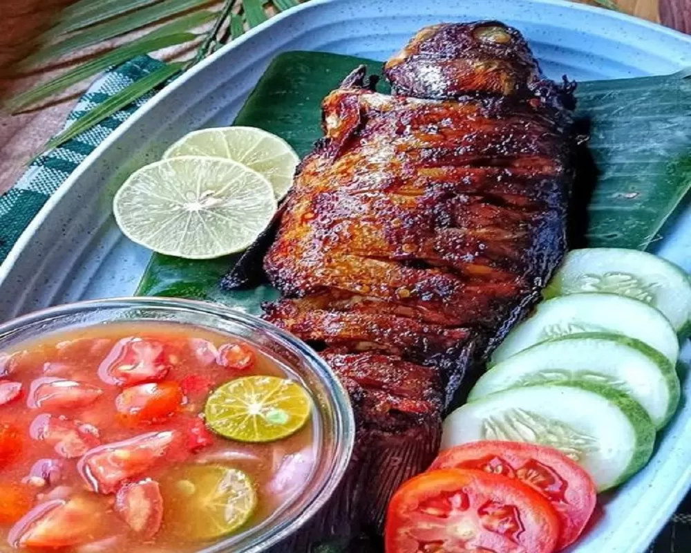 Resep Ikan Mas Bakar Pedas Air Fryer Dengan Cacapan Air Asam Jawa