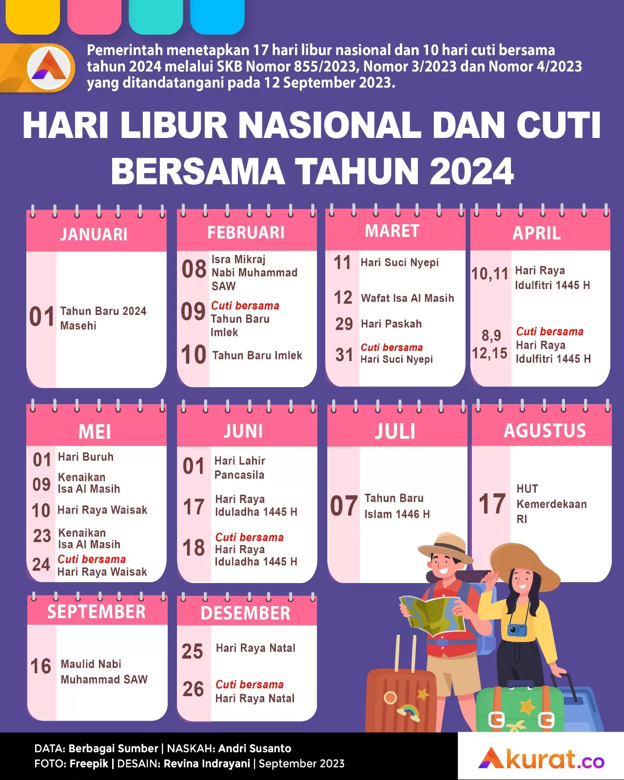 Libur Dan Cuti Bersama 2024 - Akurat