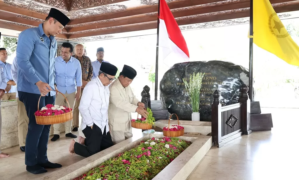 Ziarah Ke Makam Bung Karno, Prabowo: Beliau Mempersatukan Kita - Akurat