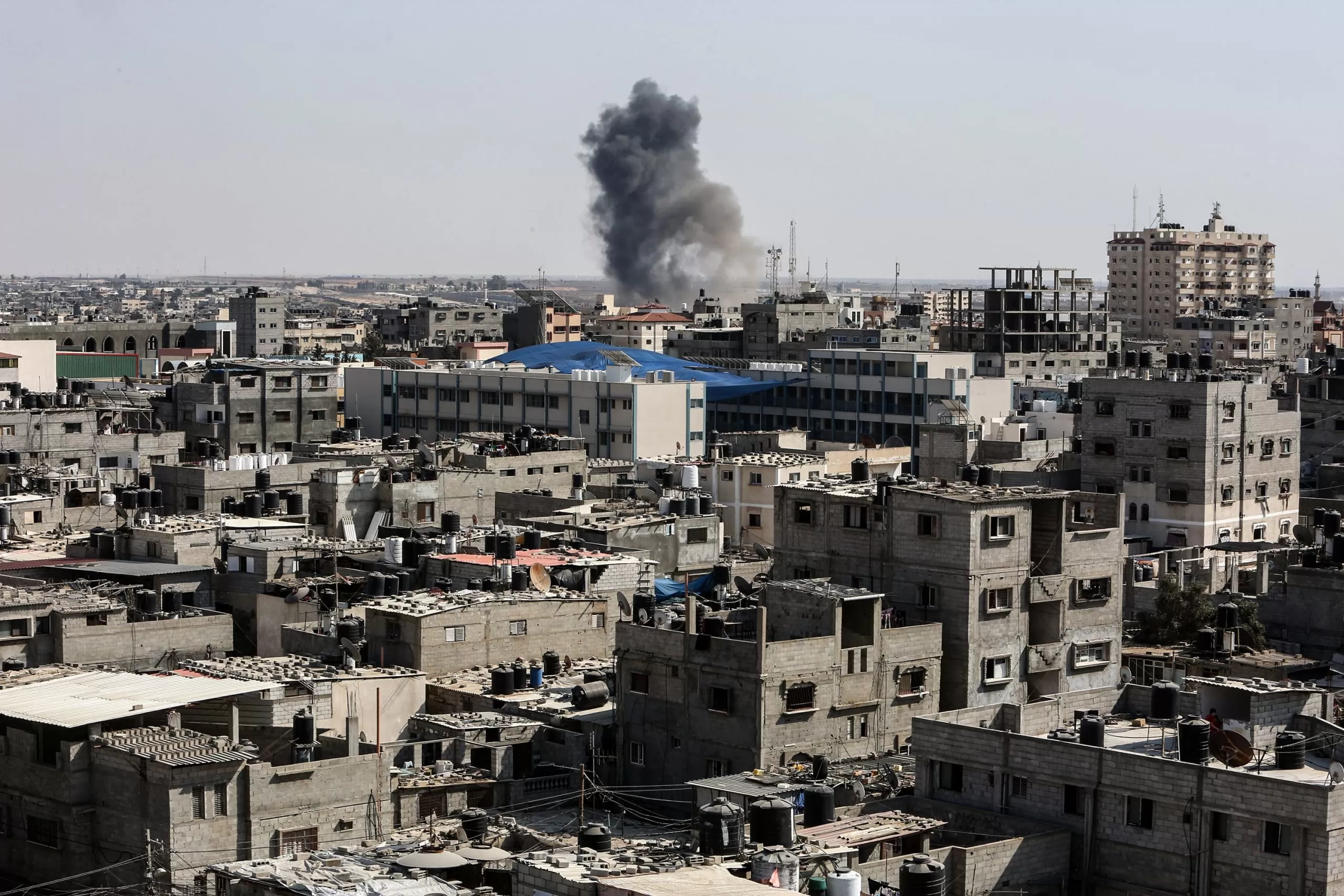 Israeli Attack On Gazas Rafah Kills Seven Scaled 3202121431 