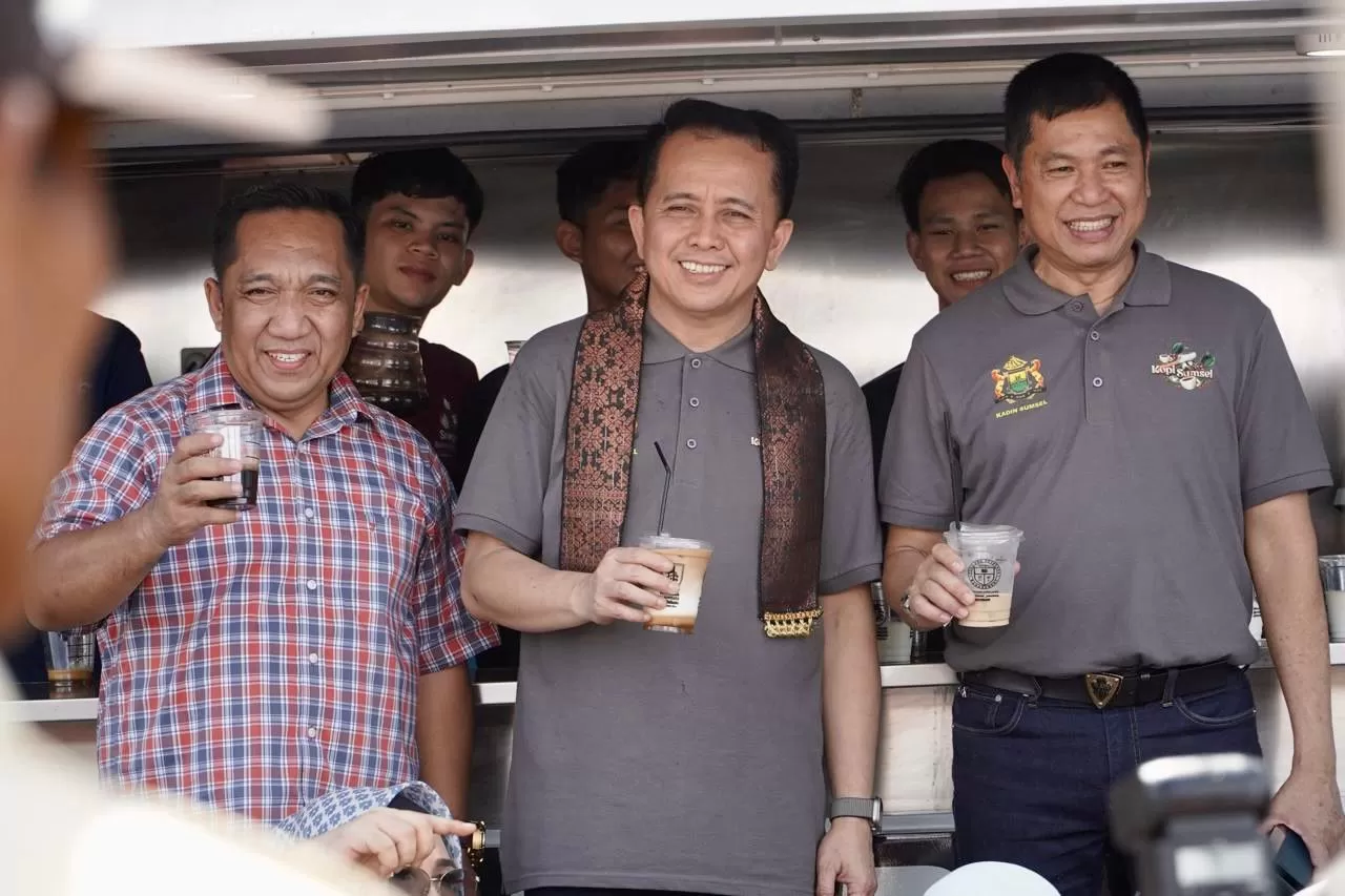 Pj Gubernur Sumsel Agus Fatoni Launching Kopi Sumsel - Akurat