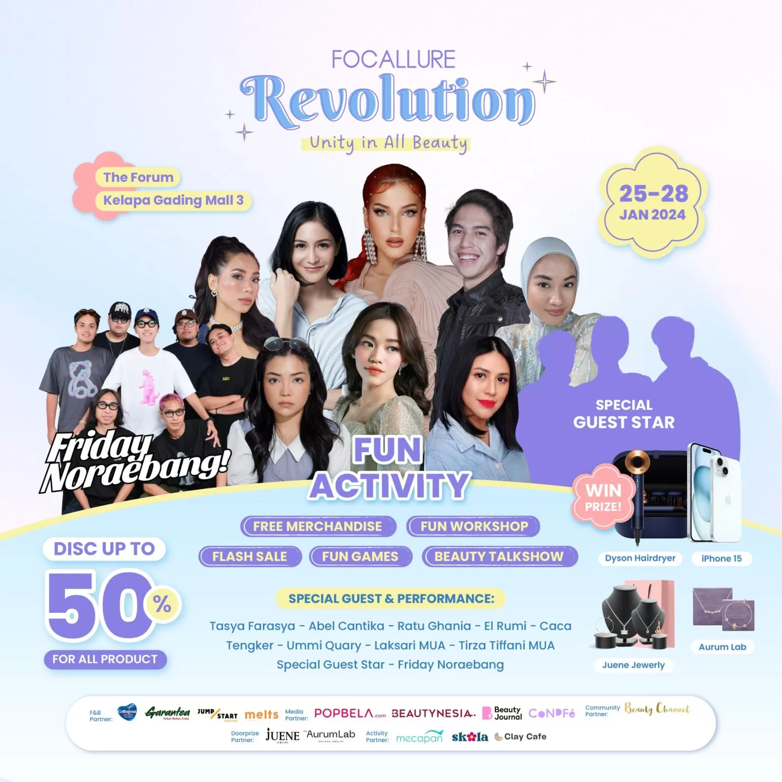 Festival Produk Kecantikan Terbesar Di Jakarta: Focallure Revolution ...