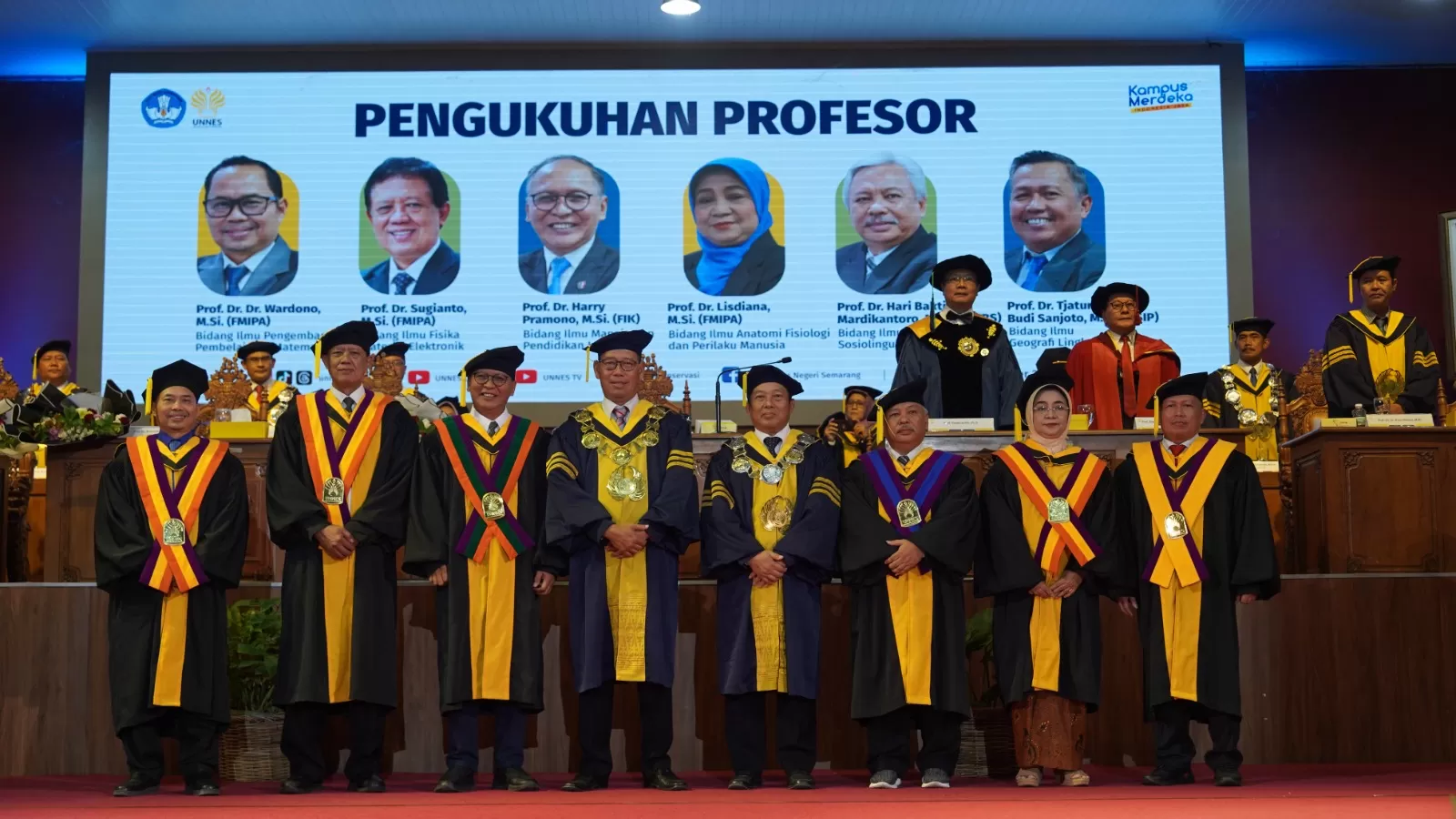 UNNES Kukuhkan Enam Profesor Baru, Rektor: Kepakaran Perlu Pengakuan ...