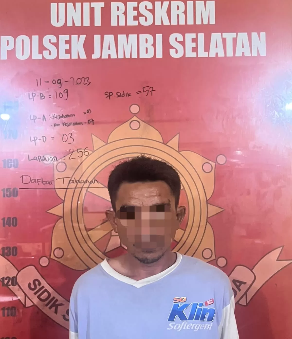Pelaku percobaan pemerkosaan yang diamankan Tim Macan Polsek Jamji Selatan, Kota Jambi