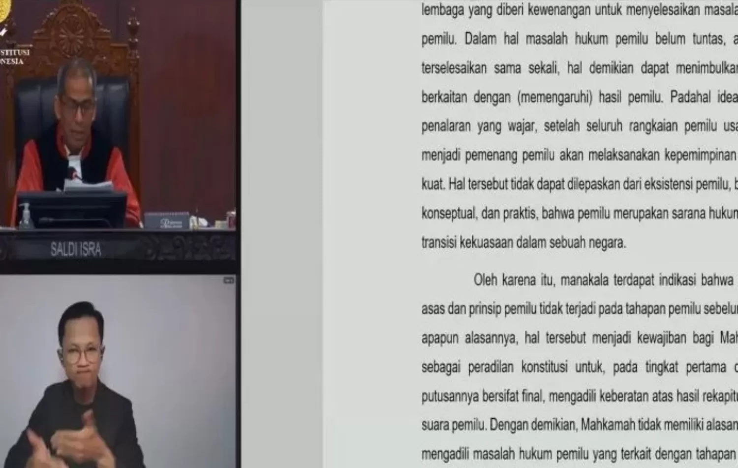 Profil Tiga Hakim Mk Yang Berbeda Pendapat Dalam Putusan Sengketa Pilpres Jambi One