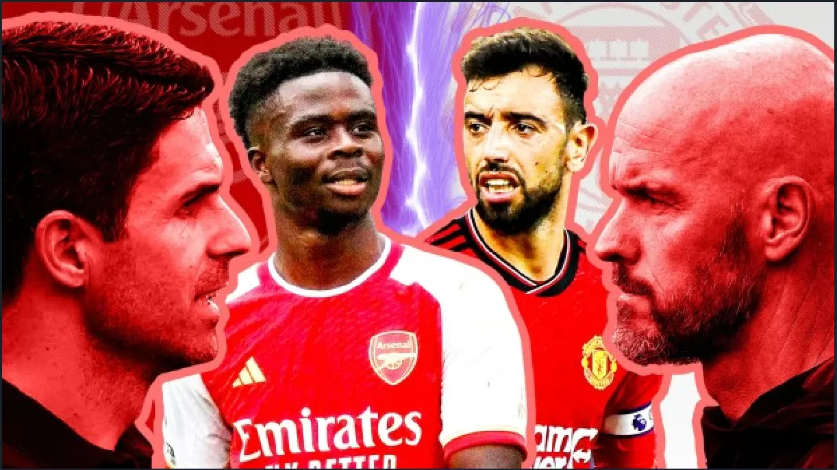 Arsenal VS MU (source: The Sun) (Farid Hidayat)