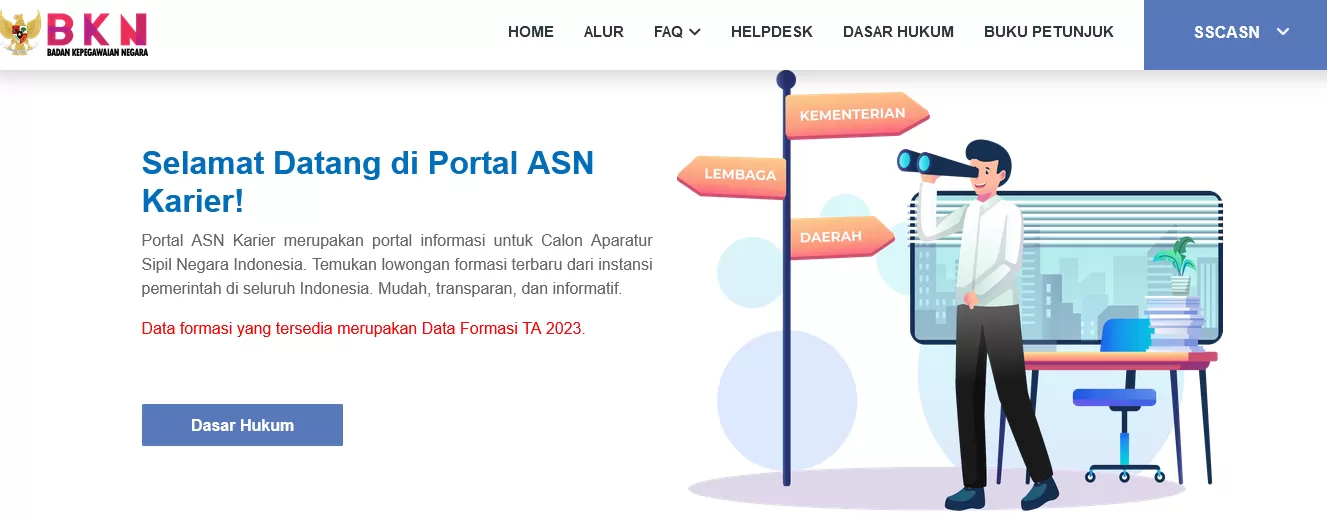 CPNS 2024 Login sscasn.bkn.go.id, Buat Dulu Akun Pakai Cara Ini Pitutur