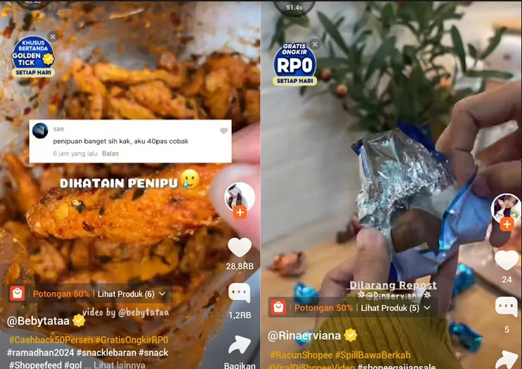 cuplikan Shopee Video
