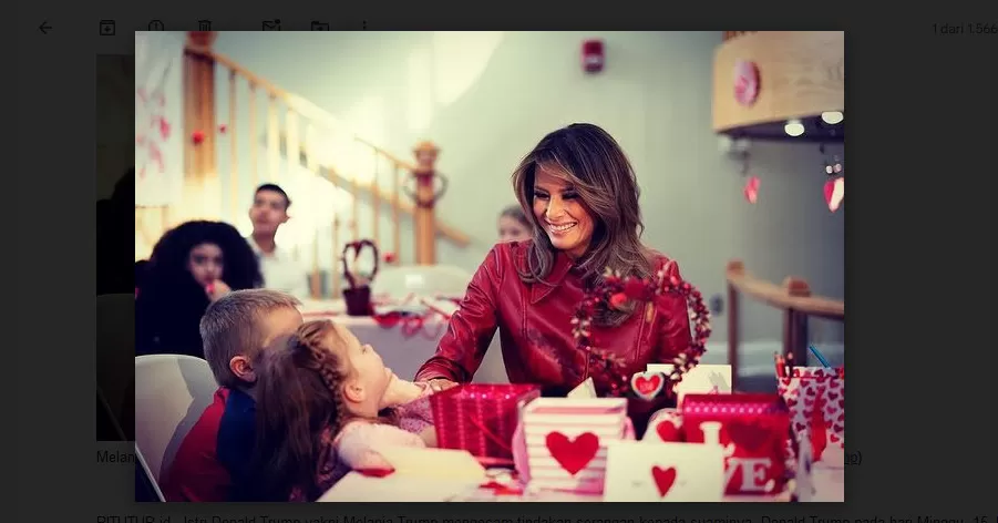 Melania Trump Mengecam Tindakan Serangan Penembakan kepada Donald Trump (foto : instagram.com/melaniatrump)