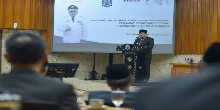 Pj Gubernur NTB Lalu Gita Ariadi Usir Karo Administrasi Pembangunan Ke ...