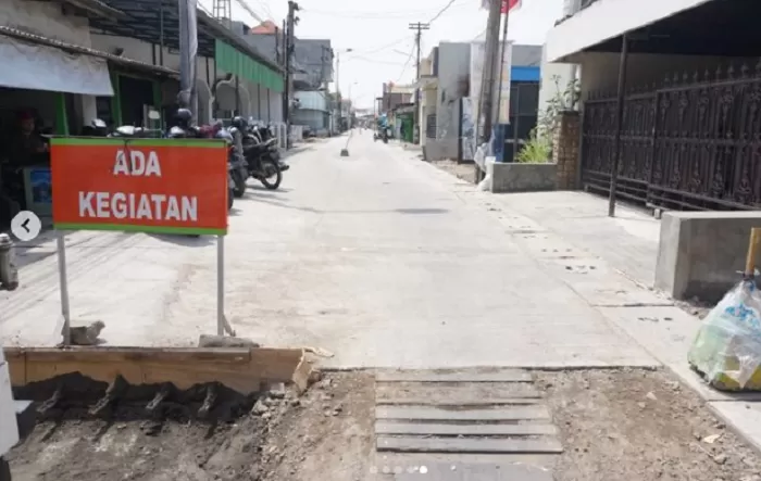 Pemkab Sidoarjo Kebut Proyek Betonisasi Tropodo I Biar Lalu Lintas ...