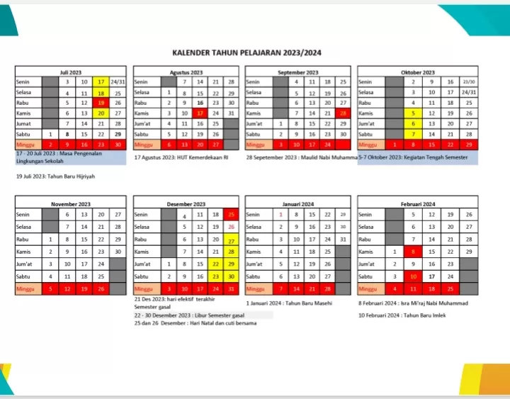 Download Kalender Pendidikan 2024 Jawa Timur, Format PDF - Jawatimuran