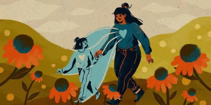 Ilustrasi Inner Child (shondaland/SANDY COHEN)