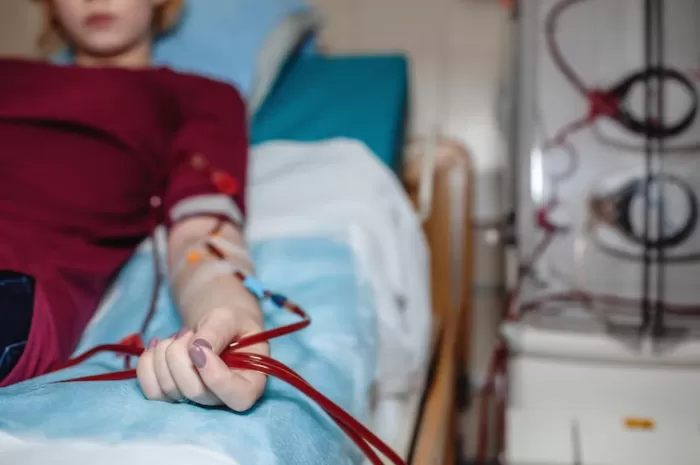 Ilustrasi terapi hemodialisa pada pasien gagal ginjal (Freepik.com/maria.symchych)