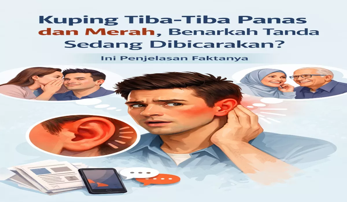 Ketika Kuping Tiba-Tiba Panas dan Merah