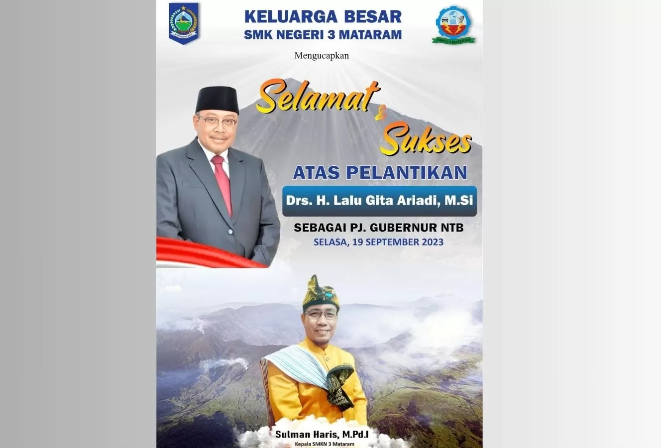 Kepala SMKN 3 Mataram Optimis HL Gita Ariadi Bawa NTB Lebih Gemilang ...