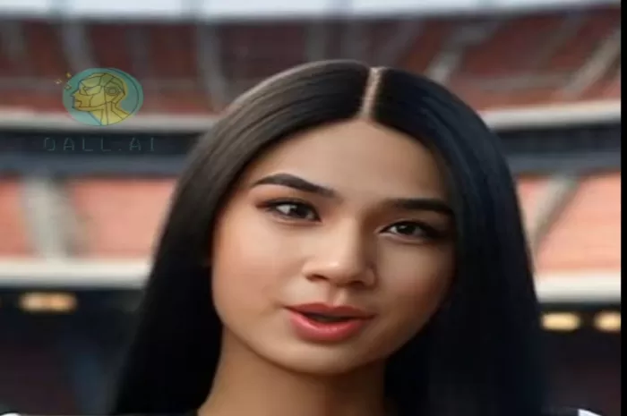 Ilustrasi foto pelaku dugaan penipuan tiker konser Coldplay di Jakarta, Ghisca Debora Aritonang (Tangkapan layar akun TikTok @qall.ai)