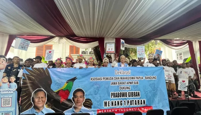 Asosiasi Pemuda Dan Mahasiswa Papua APMP Dukung Paslon 02 Dan Siap Menangkan Prabowo Gibran