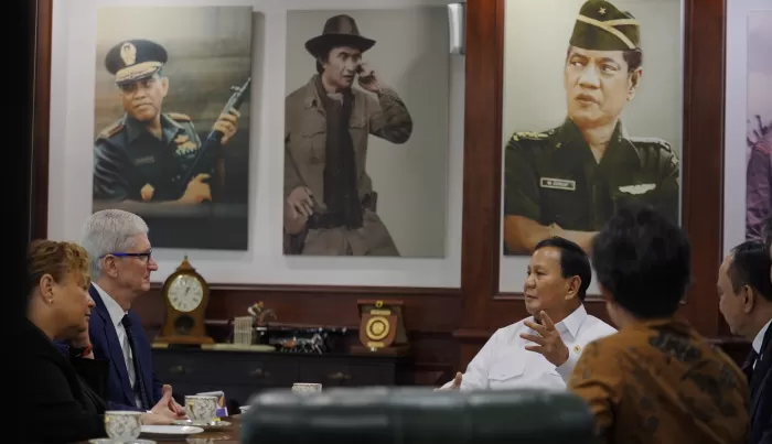 Temui Prabowo, Bos Appel Tim Cook bahas Kolaborasi yang telah terjalin dengan Indonesia (Istimewa)