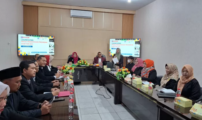 Peluncuran Program Doktor Studi Pendidikan Universitas Pancasakti Tegal (Dok/Vimanews.id)