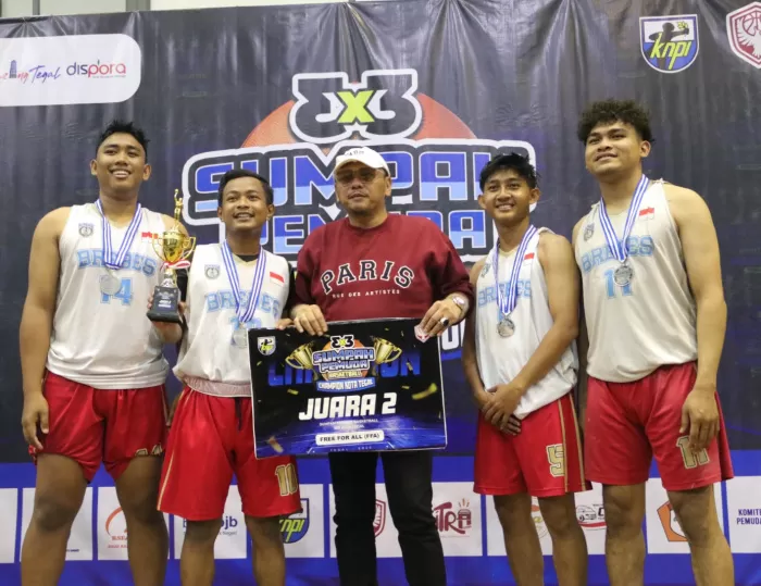 Turnamen Bola Basket 3x3 Sumpah Pemuda (Dok/Prokompim Kota Tegal)
