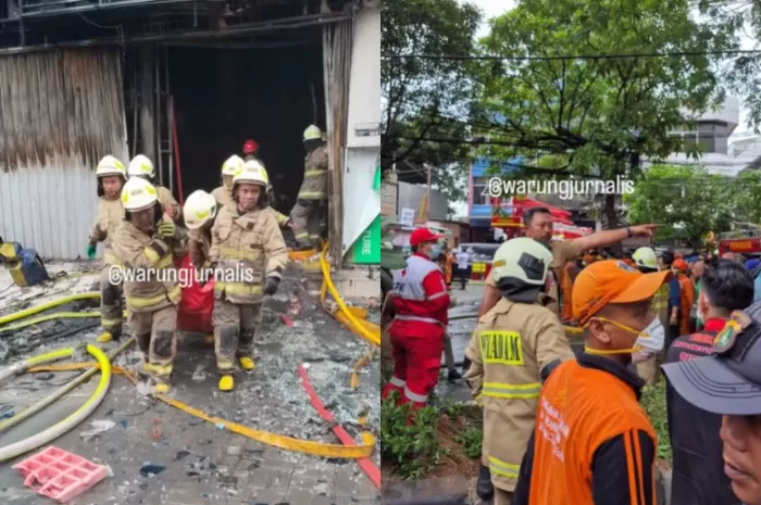 Menyoroti fakta terkini insiden kebakaran di Gedung Terra Drone, Cempaka Putih, Jakarta Pusat, pada Selasa, 9 Desember 2025. (Instagram.com/@warungjurnalis) (Instagram.com/warungjurnalis)