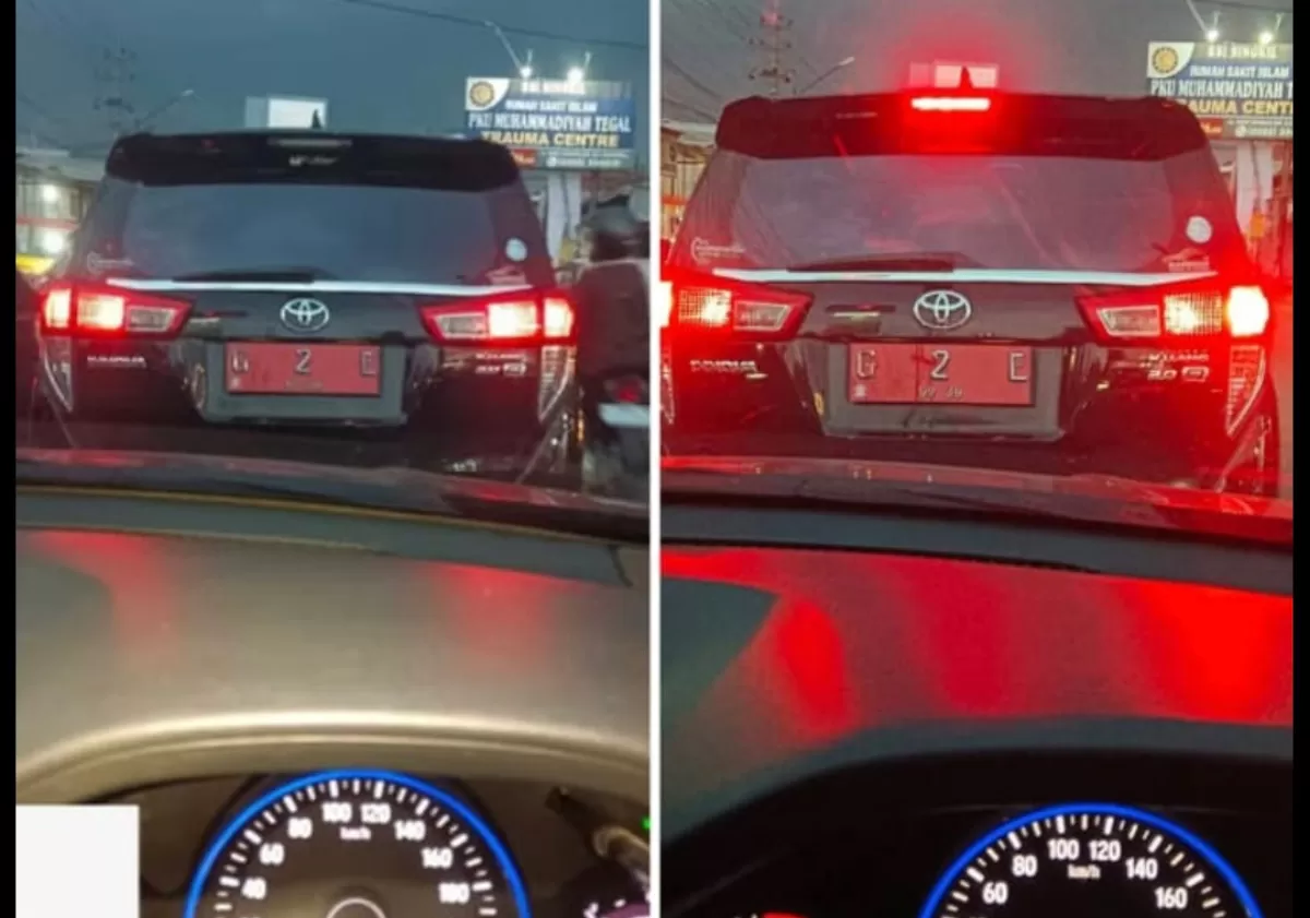Mobil dinas Wakil Wali Kota diduga lakukan pelanggaran lalu lintas dan Viral di Medsos (Dok/ Sisi Lain Kota Tegal/akun Adit Cayang Anisa)