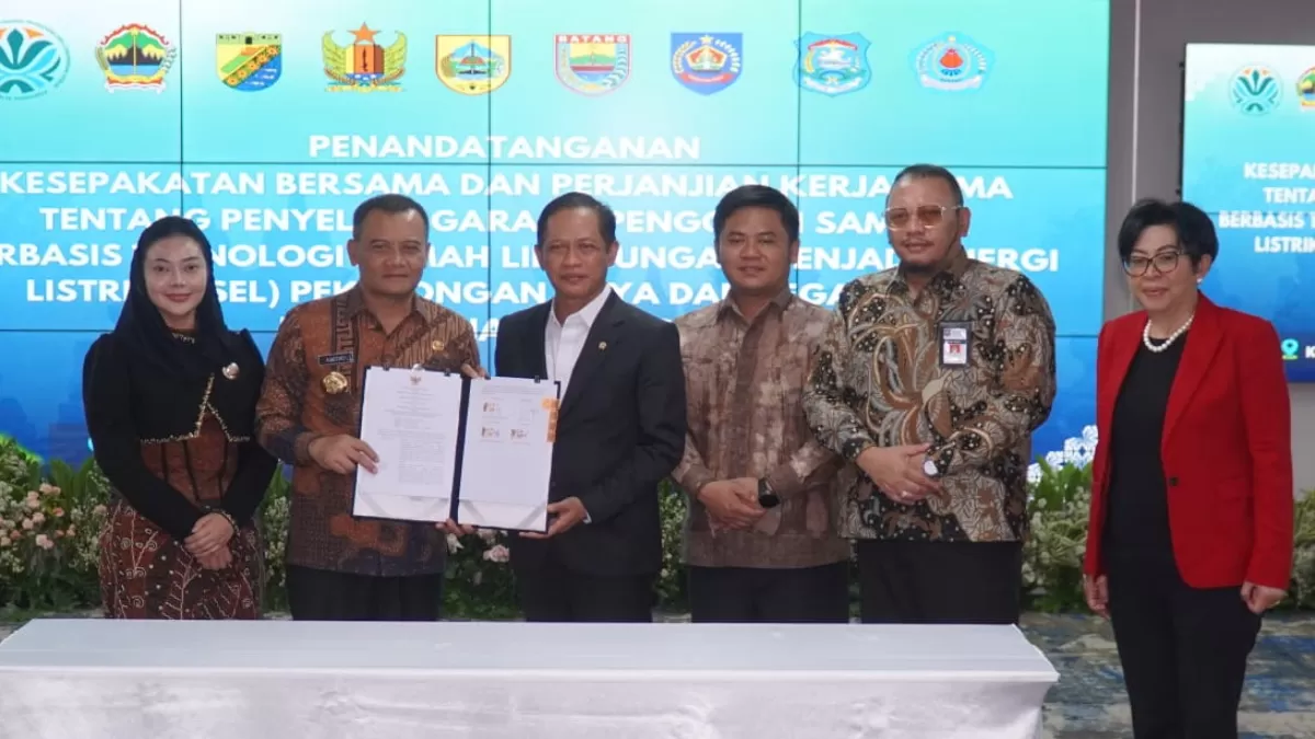 Pemerintah Kota Tegal Resmi Jalin Kerja Sama Pengolahan Sampah Menjadi Sumber Energi Listrik (Dok/Prokopim Kota Tegal)