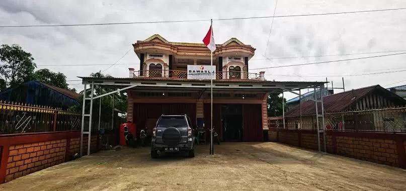PENGAWASAN: Kantor Bawaslu Kubar di Kelurahan Simpango Raya, Barong Tongkok.  