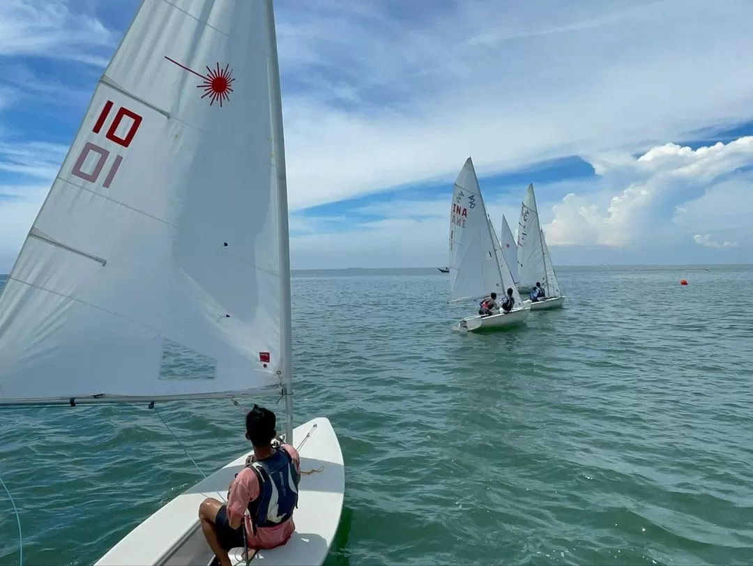 TETAP DI HOME BASE: Tim layar mematangkan teknik dengan melakukan pemusatan latihan di Berau.  