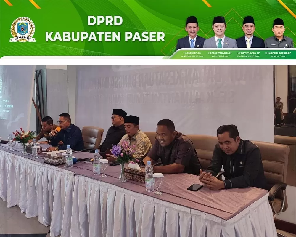 DISKUSI AKADEMIK: DPRD Paser menggelar Forum Group Discussion (FGD) naskah akademik dan draft rancangan peraturan daerah (Raperda) inisiatif DPRD Paser tahun 2024, Senin (24/6).