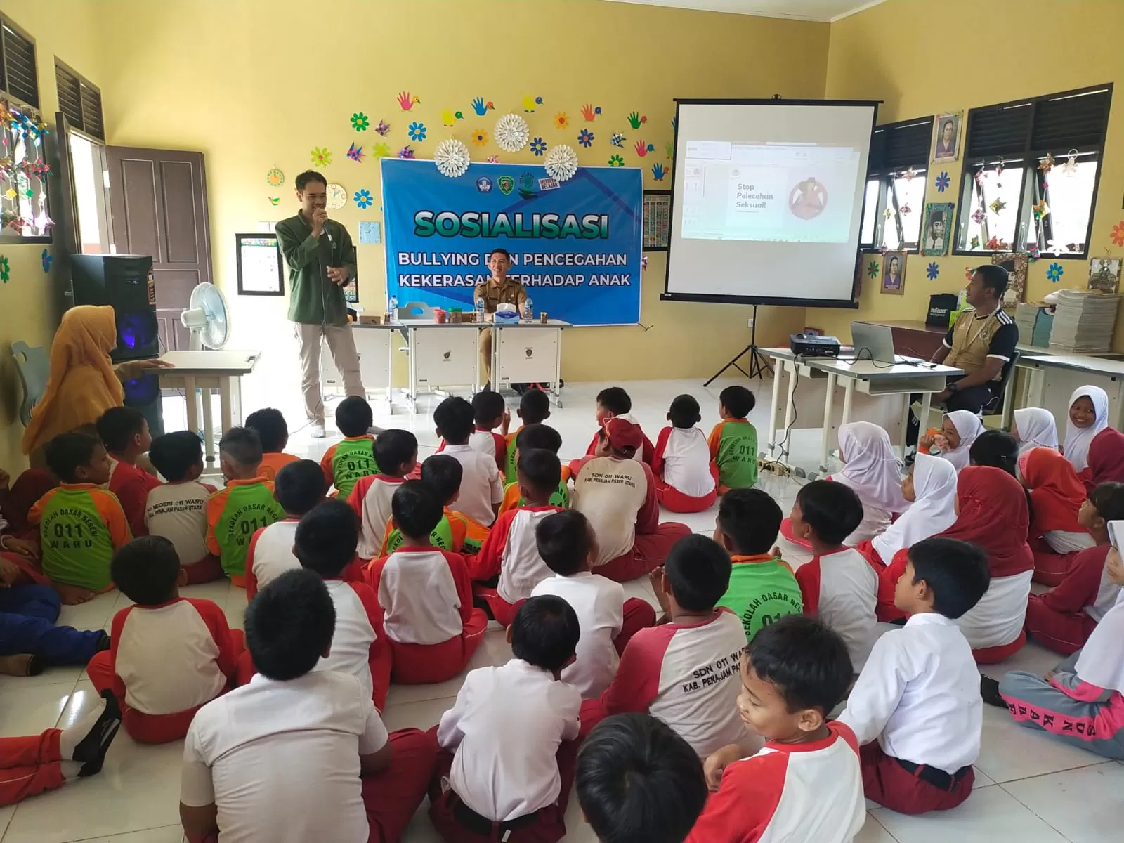 RAMAH ANAK: Sosialisasi pencegahan kekerasan kepada anak yang digelar PT WKP. (ISTIMEWA)