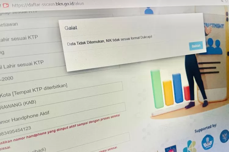 Langkah-langkah Mengatasi NIK dan KK Tidak Sesuai atau Tidak di Temukan Saat Daftar CPNS