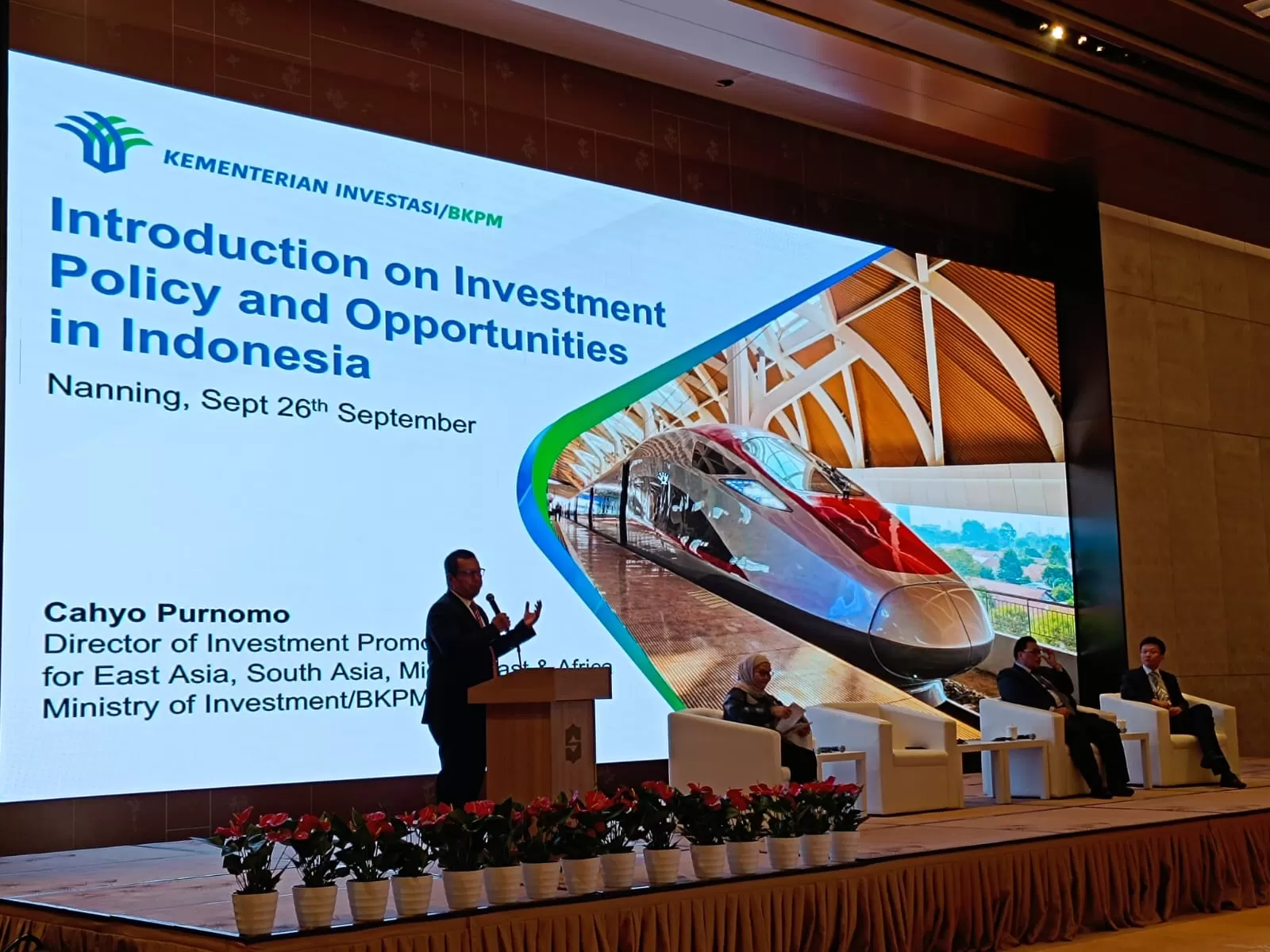   POTENSI: BPDPKS berkolaborasi dengan Gapki  membawa kampanye Sawit Baik dalam Indonesia Talkshow yang diselenggarakan pada hari ketiga expo di Nanning, Tiongkok, Kamis (26/9/2024). (ISTIMEWA)