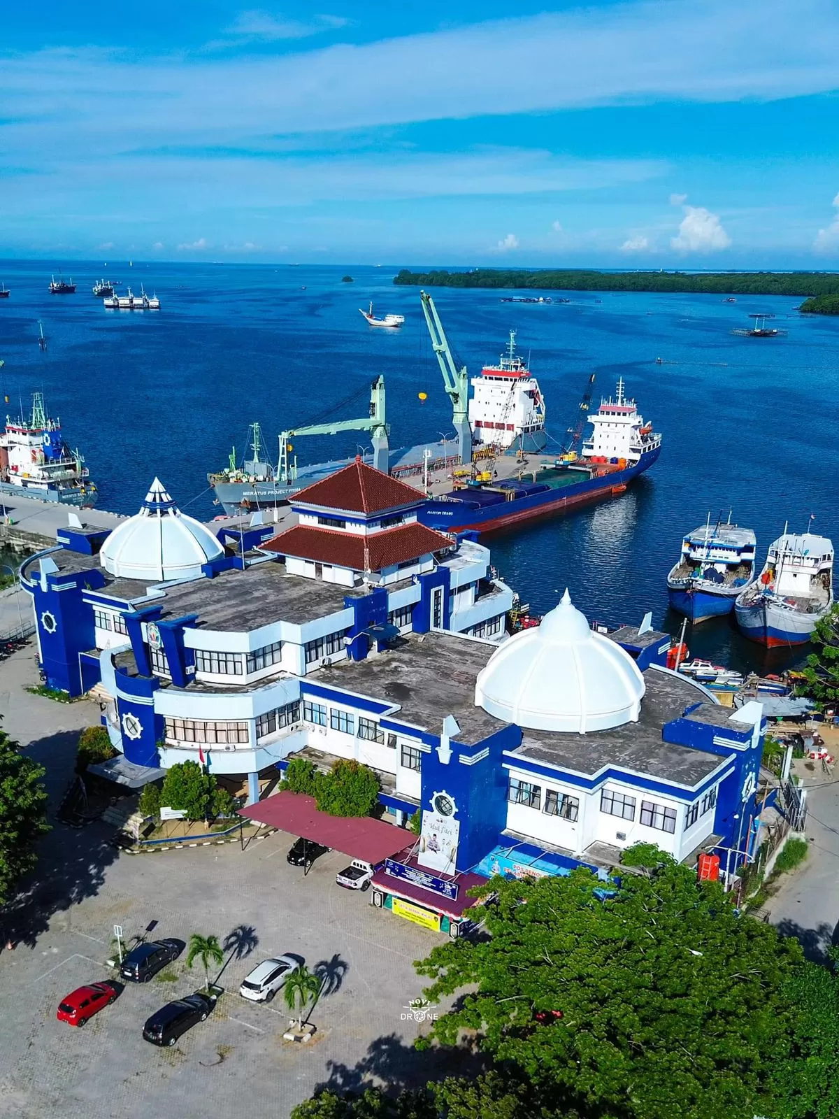 Pelabuhan Loktuan. (FOTO: Novi Drone)  