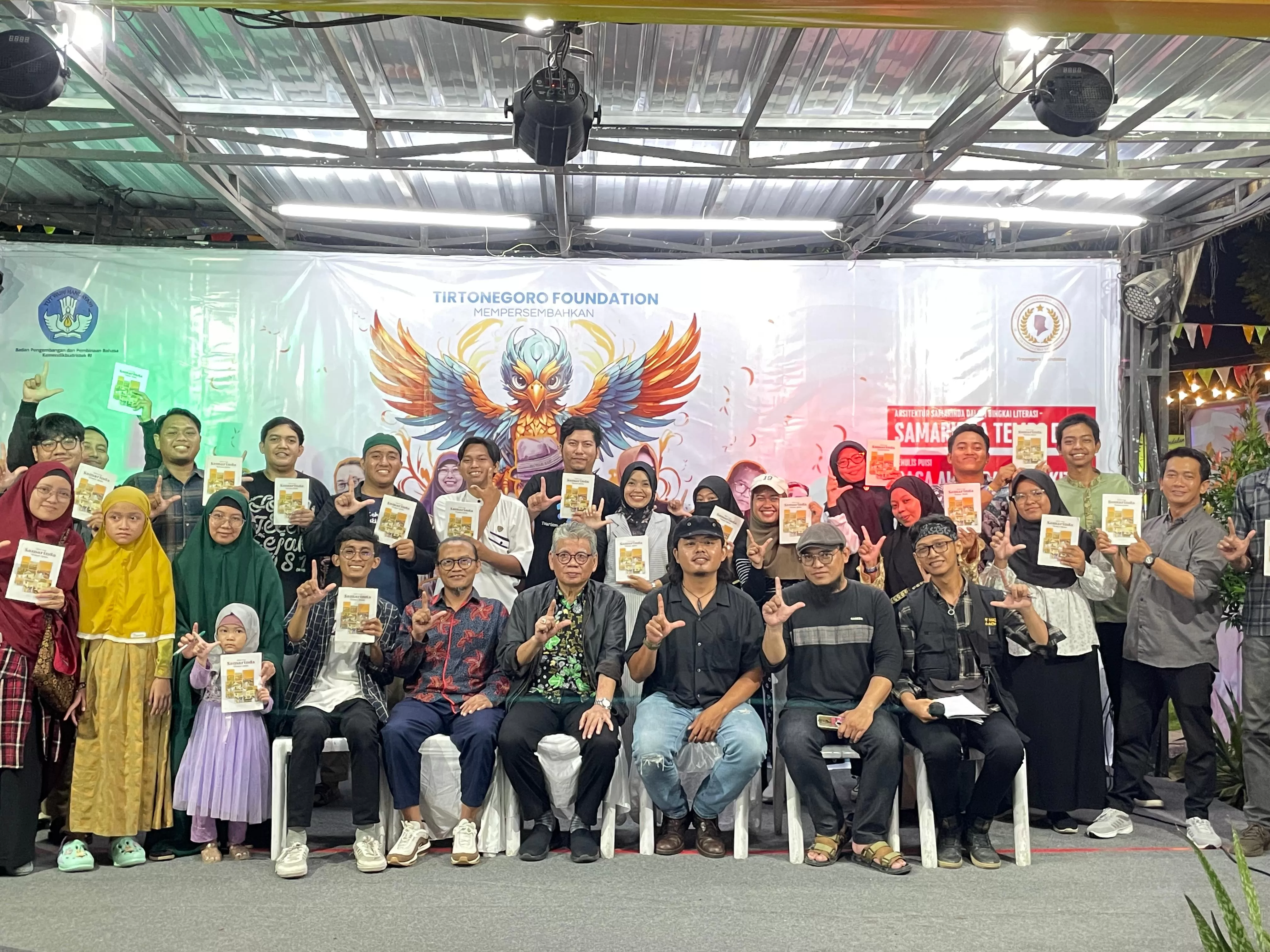 MINAT BACA: Literary Festival di Mahakam Lampion Garden, Samarinda, Jumat (11/10/2024). (ISTIMEWA)