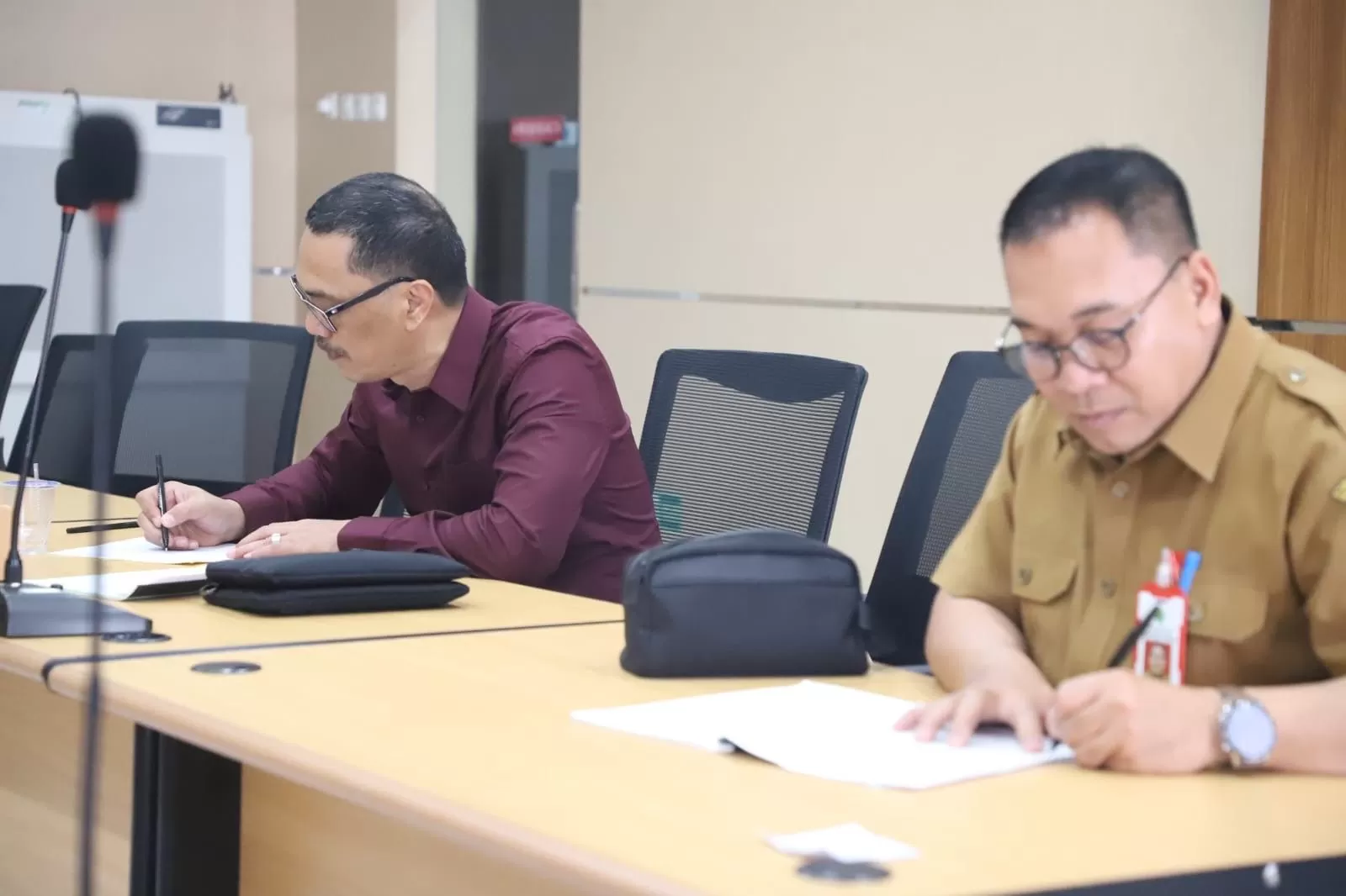 KESEHATAN: Sejumlah Pejabat&nbsp; Pimpinan Tinggi Pratama menjalani pemeriksaan Kesehatan jasmani dan rohani.