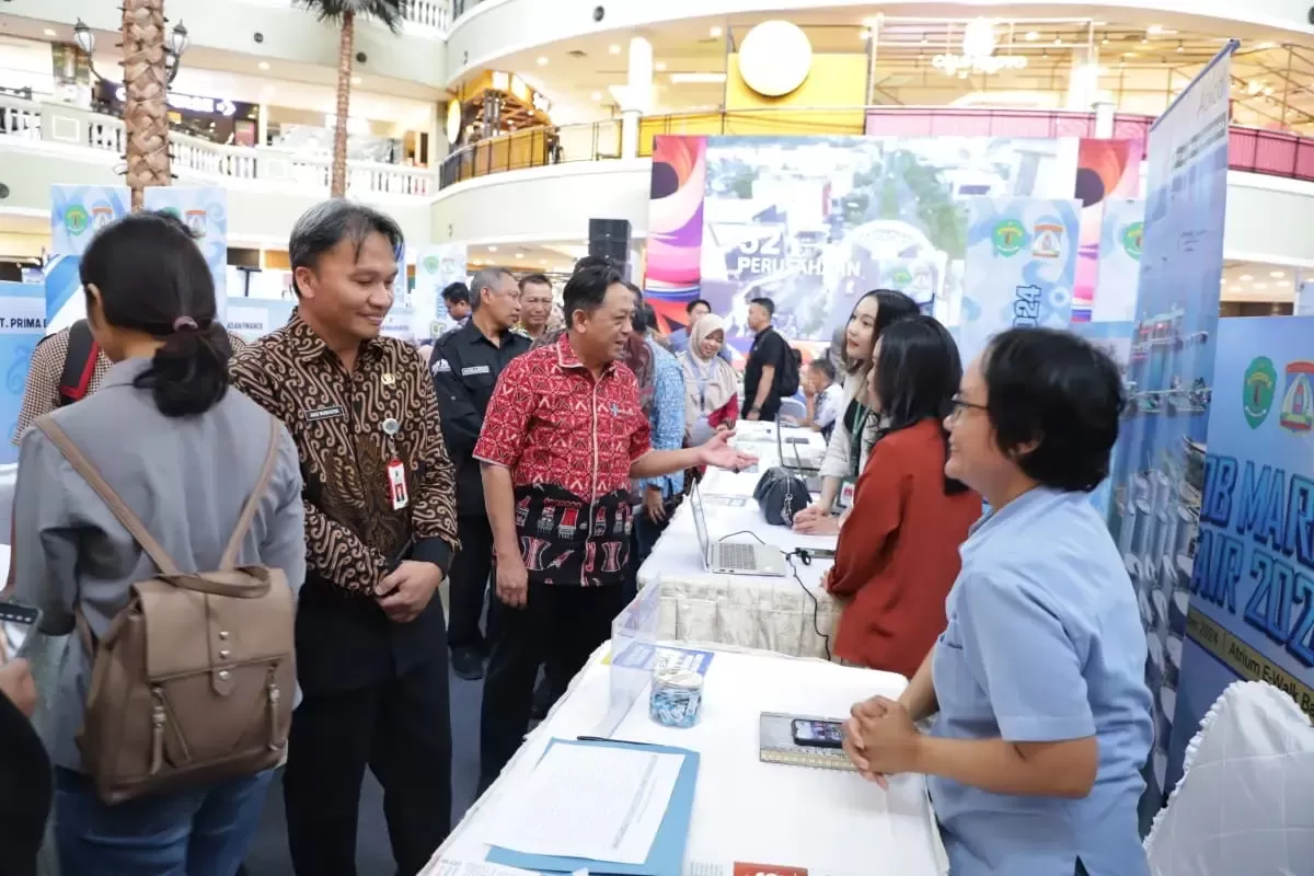 Ilustrasi job market fair.