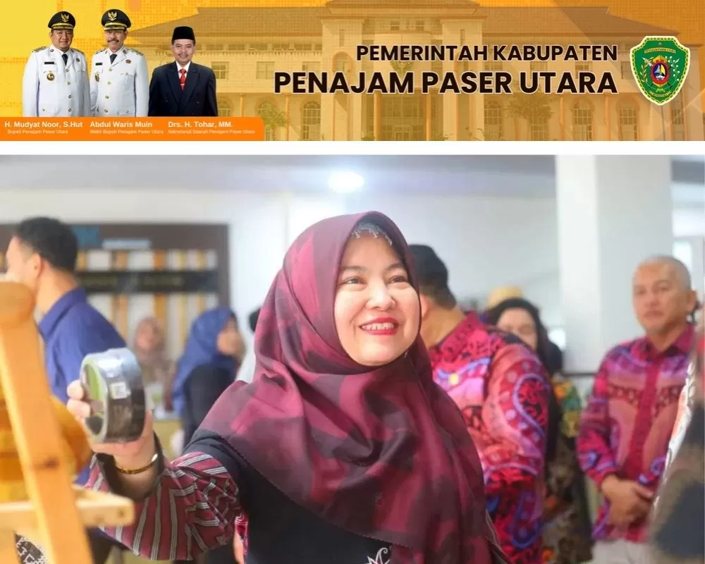 KOLABORASI: Ketua Dekranasda PPU, Dewi Yuliana. (ISTIMEWA)