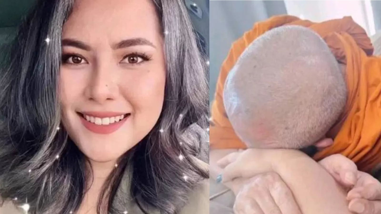 SKANDAL BIKSU: Wilawan Emsawat, tokoh utama dalam kasus skandal seks dan pemerasan biksu Thailand. (Kolase X/akhtar4988)