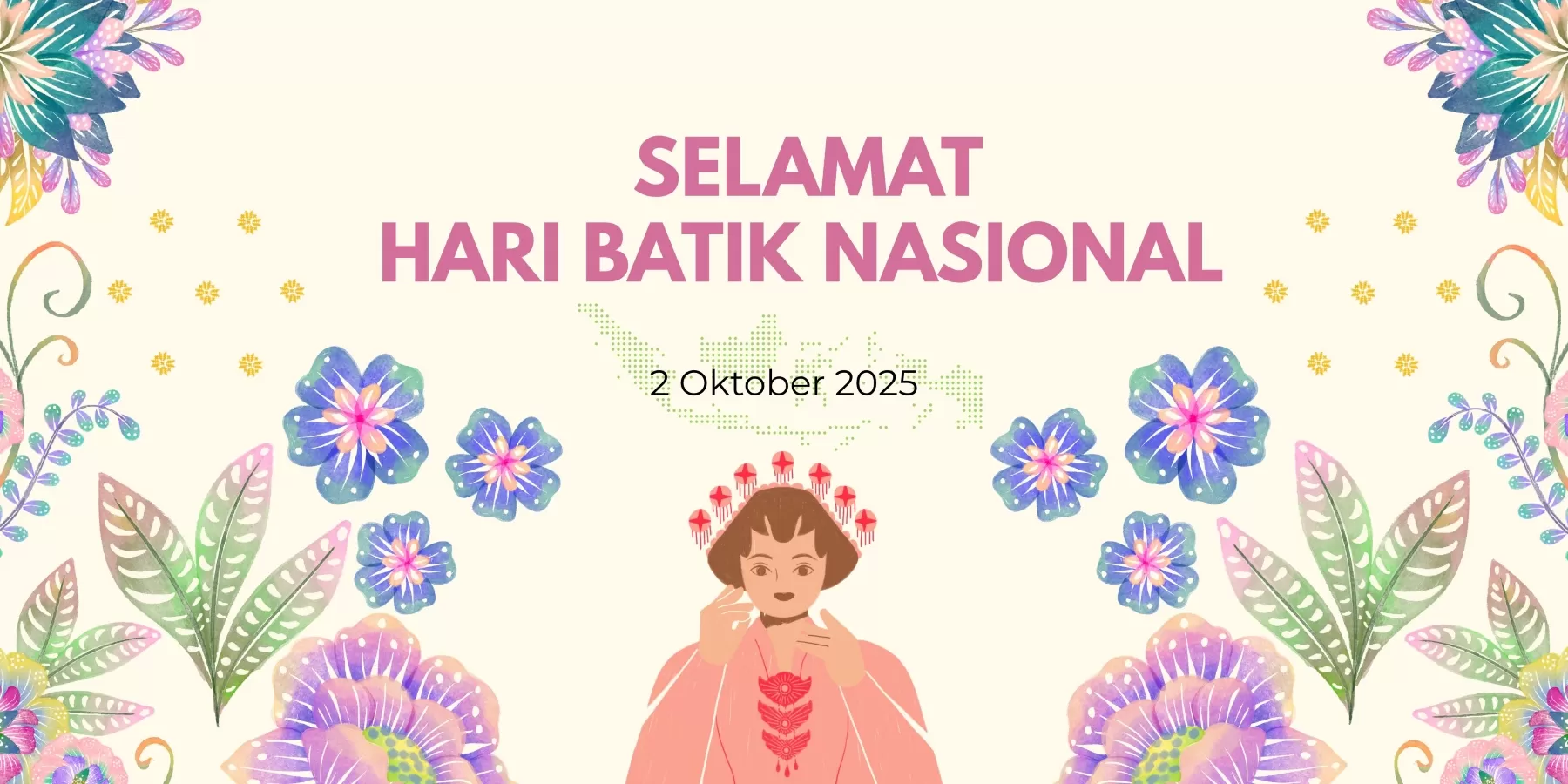 Caption Hari Batik Nasional 2025. (Canva.com)