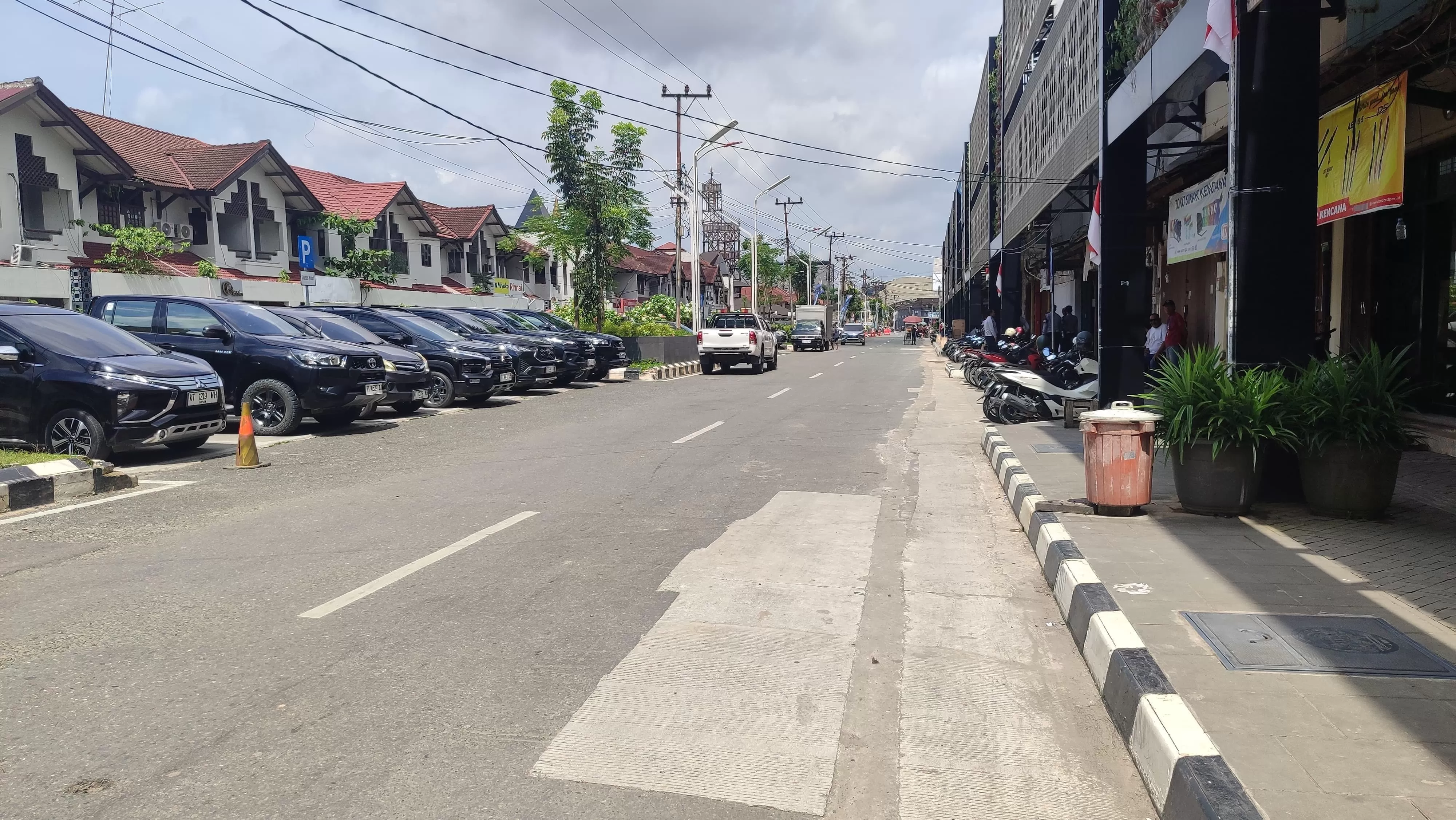 Kondisi terkini Jalan Niaga Utara, Rabu 8 Oktober 2025.