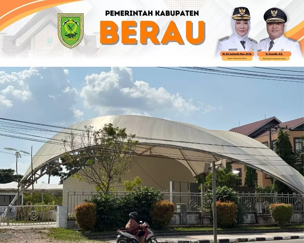 FASILITAS DAERAH: Salah satu fasilitas yang bisa difungsikan sebagai ruang pertemuan terbuka yang dibangun Pemkab Berau di Jalan H Isa III, Tanjung Redeb.  (ISTIMEWA/KPG)