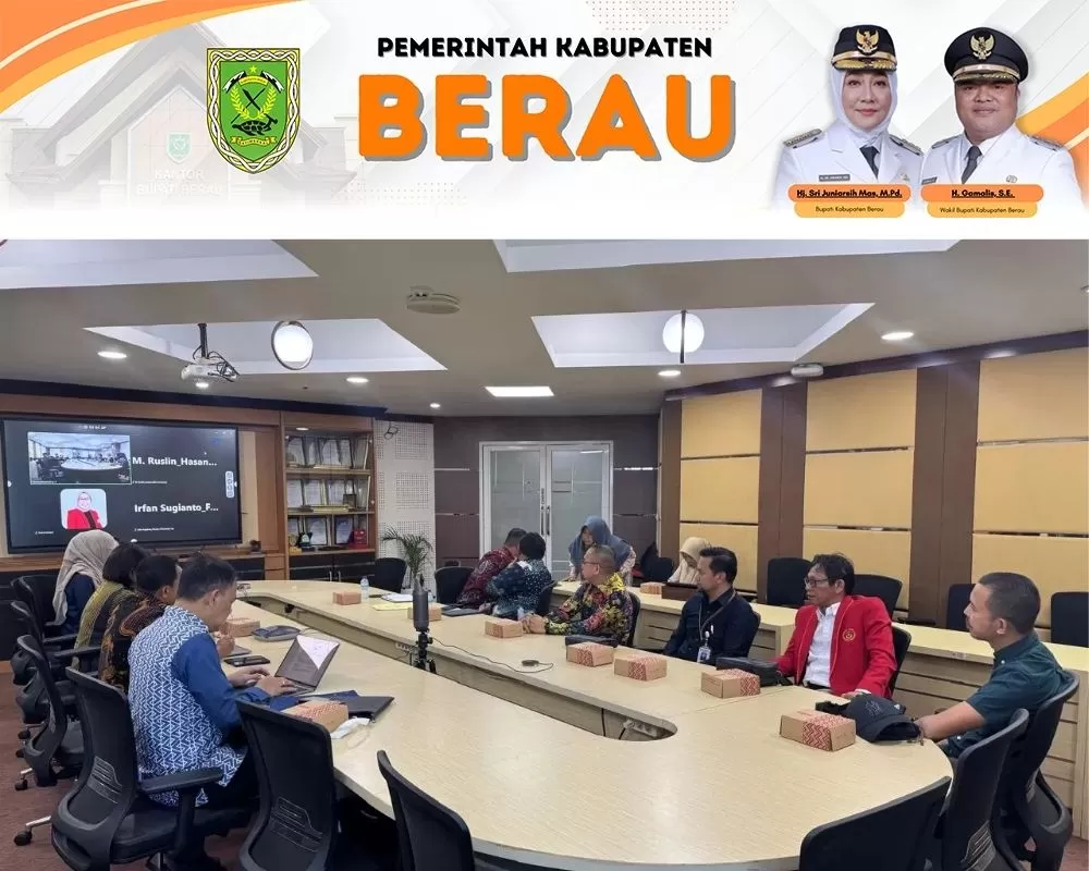 JALIN KESEPAKATAN: Sekkab Berau, Muhammad Said, didampingi sejumlah pihak saat bertemu dengan perwakilan Unhas Makassar, Kamis, 4 September 2025. (ISTIMEWA/IKA UNHAS BERAU)