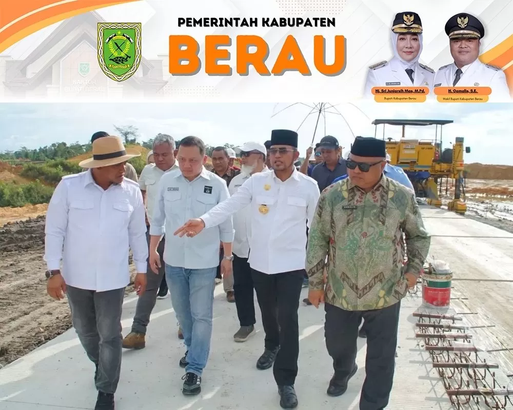 SAMBUT BAIK: Kunjungan kerja Gubernur Kaltim, Rudy Mas&rsquo;ud, untuk kedua kalinya di Berau, disebut Gamalis sebagai simbol mempererat kerja sama Pemkab Berau dan Pemprov Kaltim. (KPG)