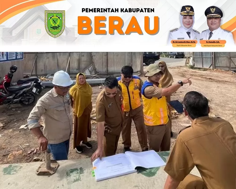 PROYEK: Progres pembangunan BLK Berau di Sambaliung telah mencapai 54 persen.  (IZZA/BERAU POST)