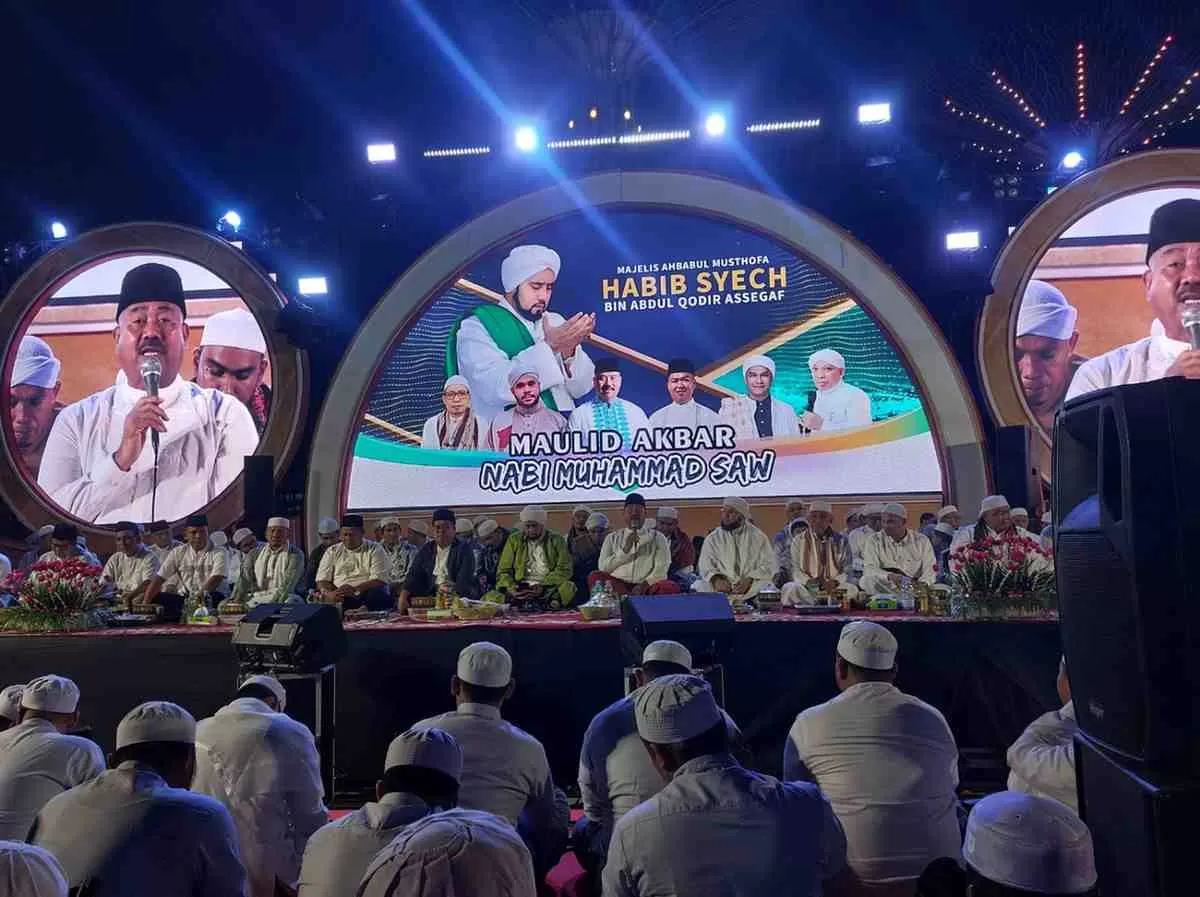 Kukar Bersholawat tahun 2023 lalu (Elmo/Prokal.co)  
