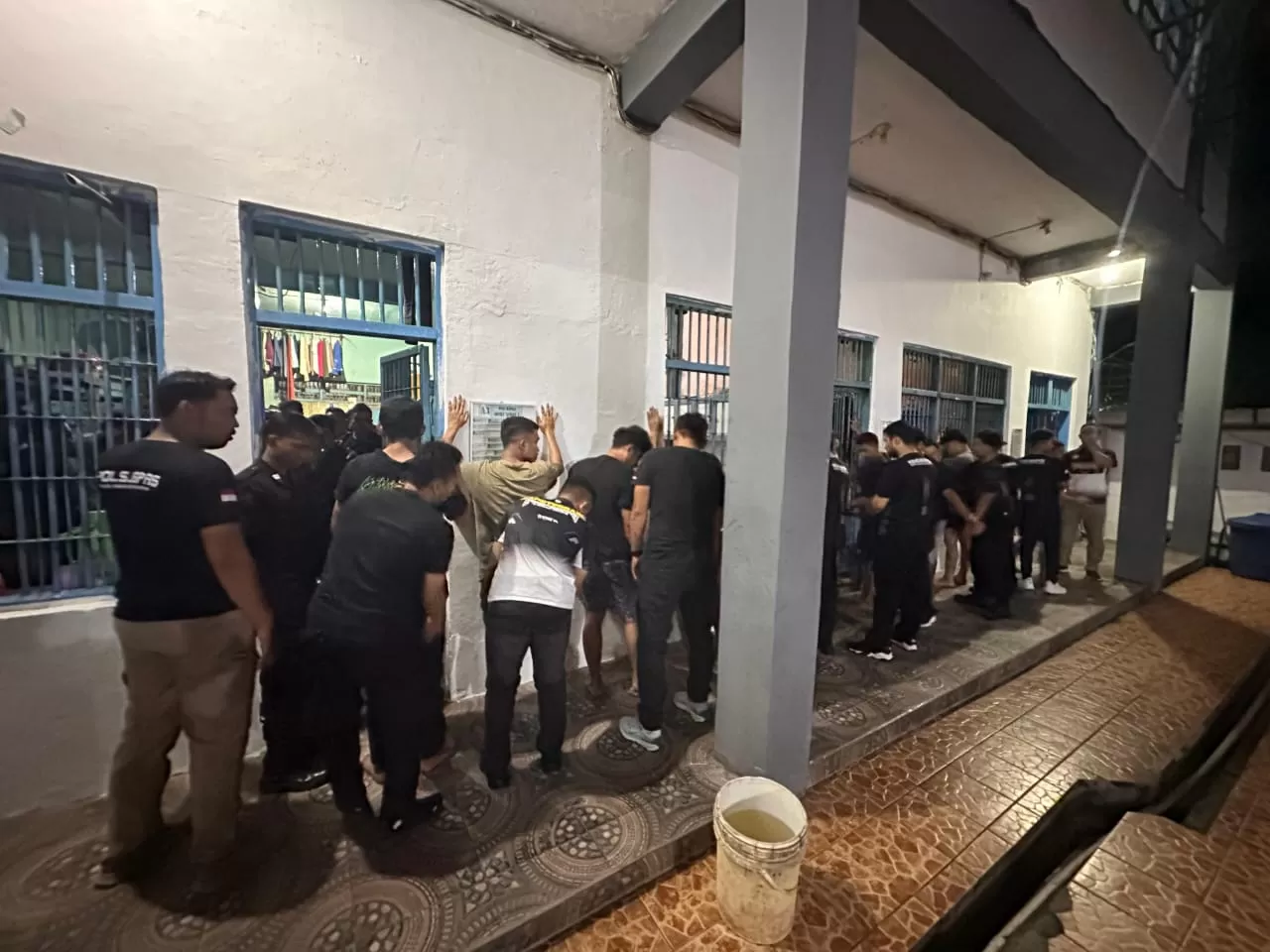 Razia tengah malam di Lapas Tenggarong (Istimewa)  